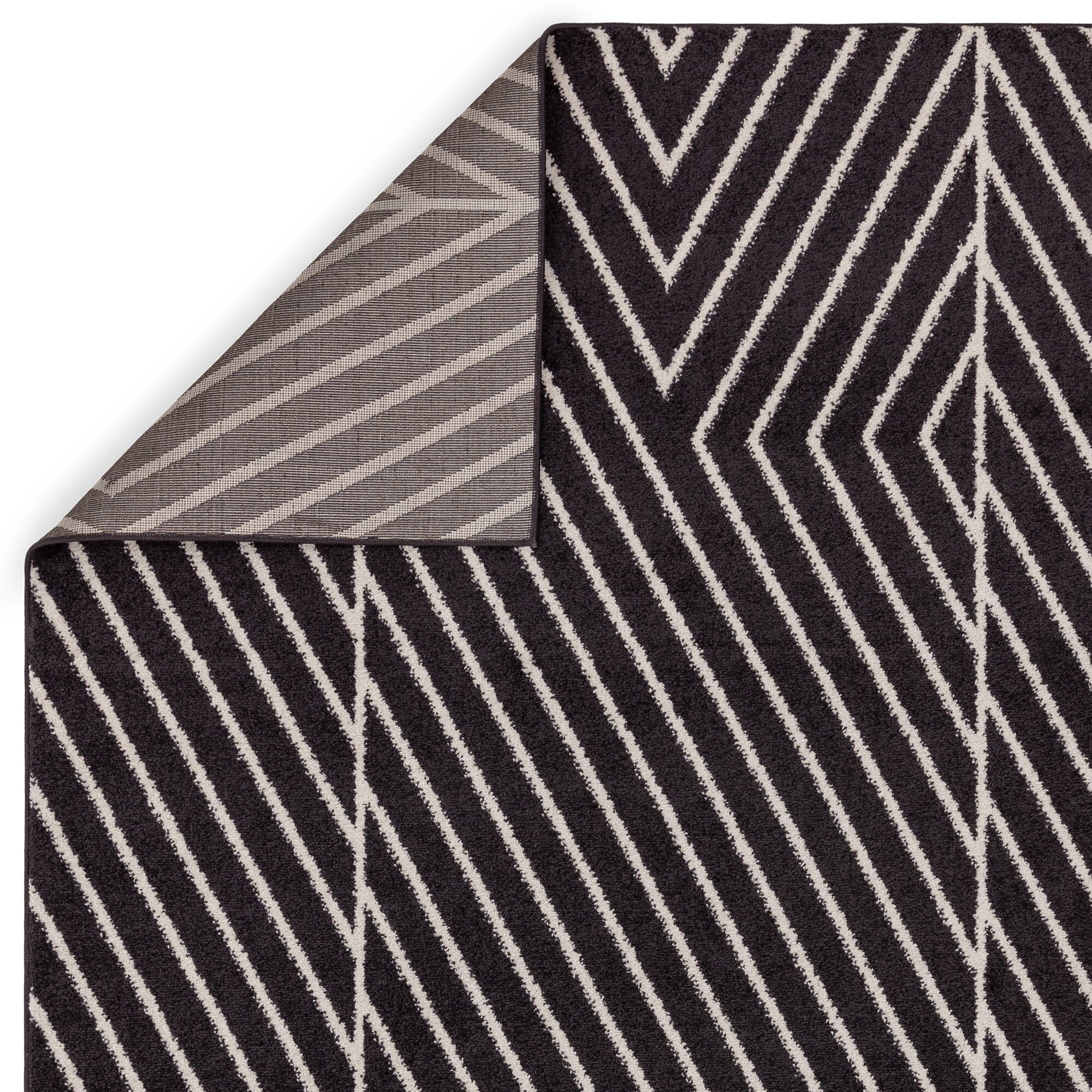 Alfombra Muse MU10 lineal negra