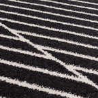 Alfombra Muse MU10 lineal negra