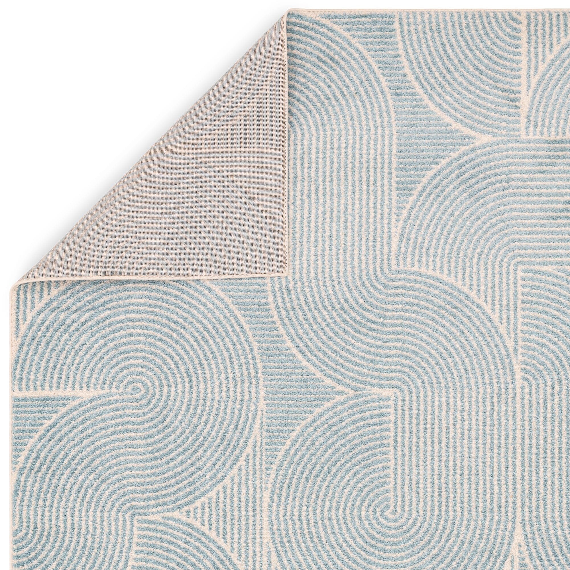 Muse MU02 Blue Swirl Rug