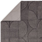 Muse MU01 Charcoal Swirl Rug