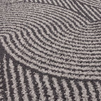 Muse MU01 Charcoal Swirl Rug