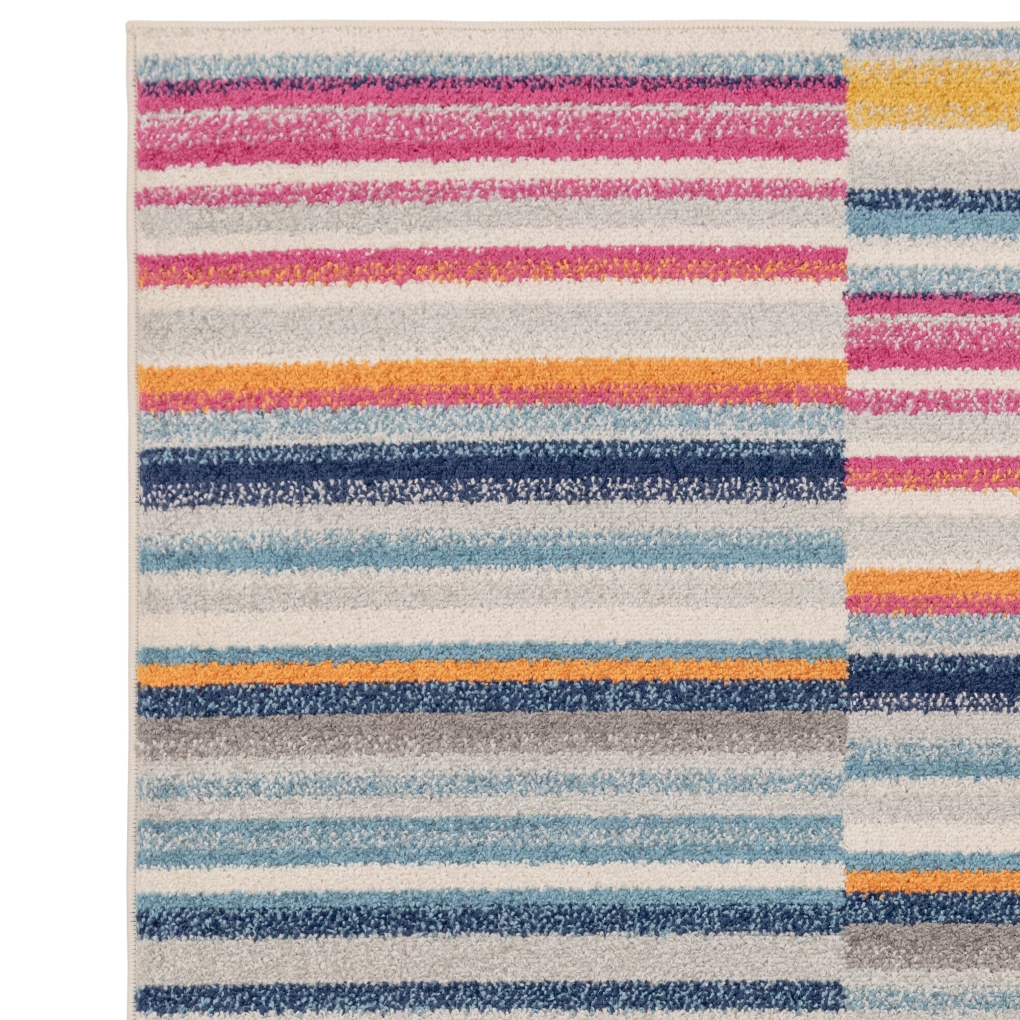 Muse MU06 Multi-Coloured Stripe Rug