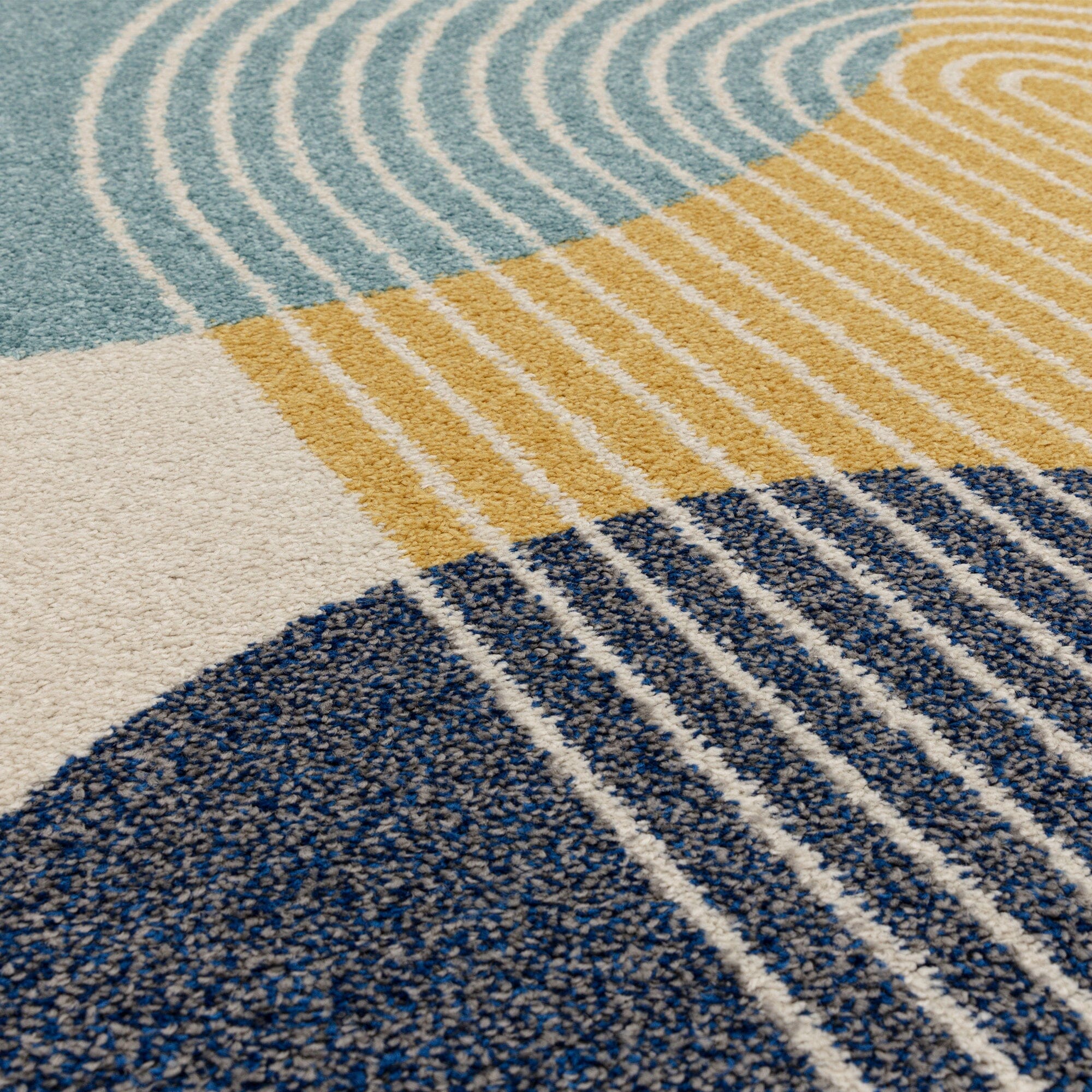 Muse MU15 Blue Retro Rug