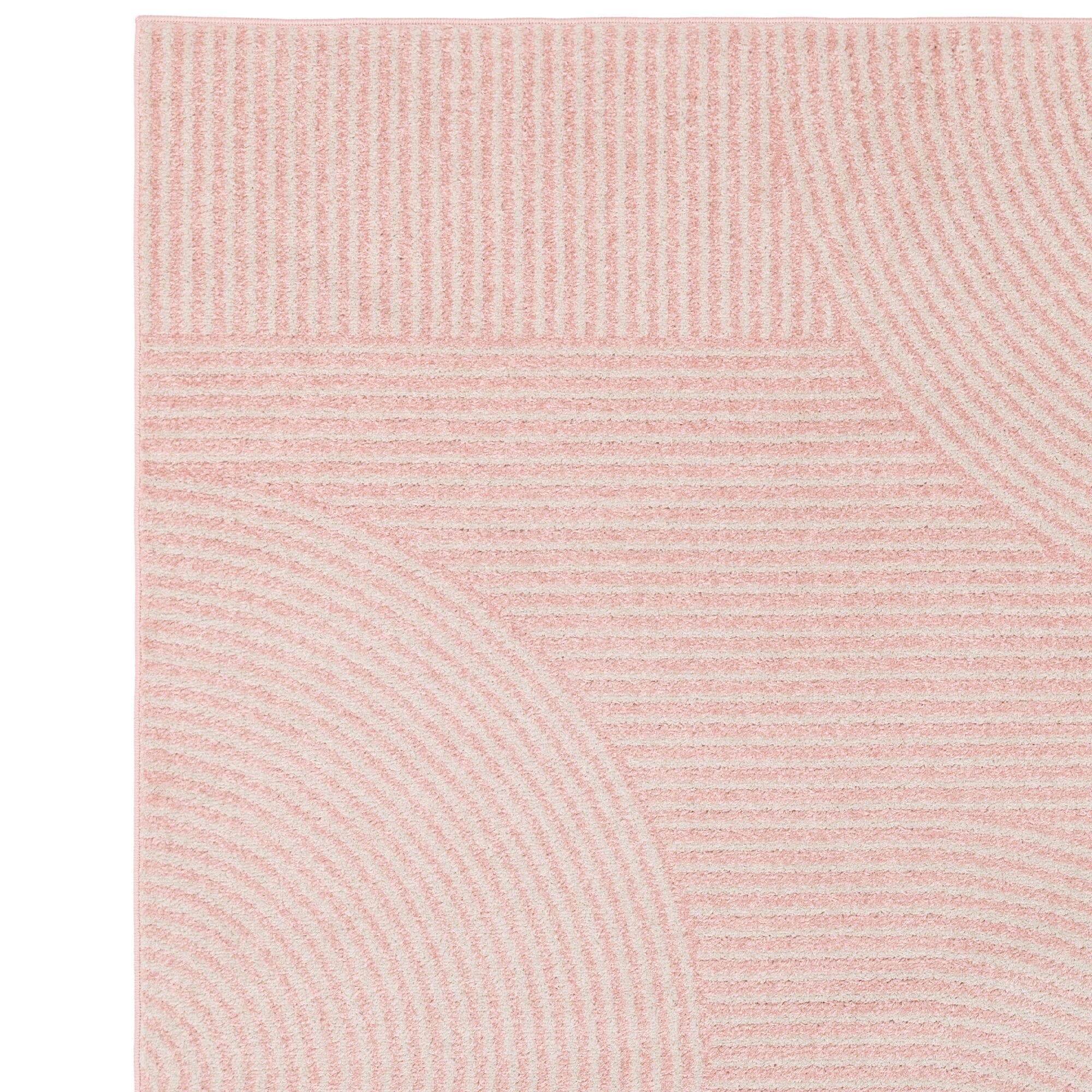 Alfombra Muse MU17 geométrica rosa