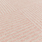 Alfombra Muse MU17 geométrica rosa