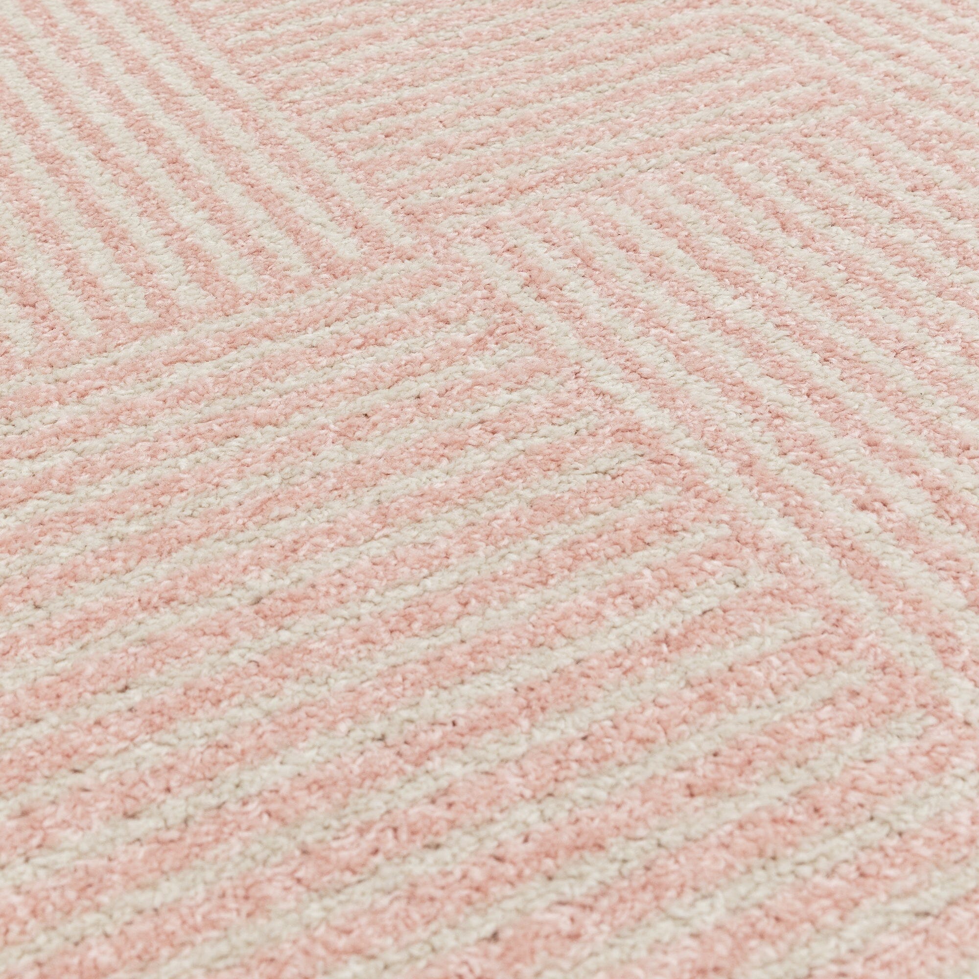 Alfombra Muse MU17 geométrica rosa