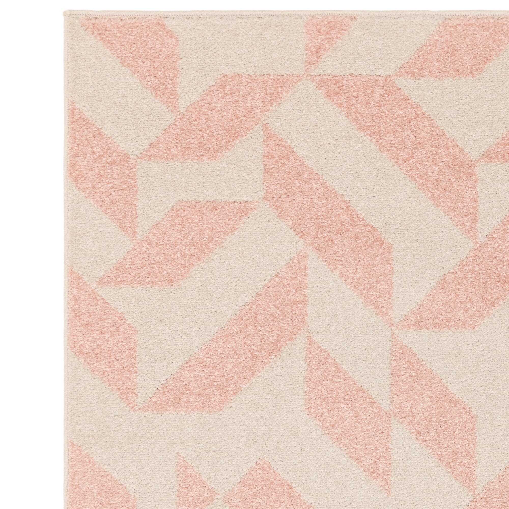 Alfombra Muse MU04 con formas rosas