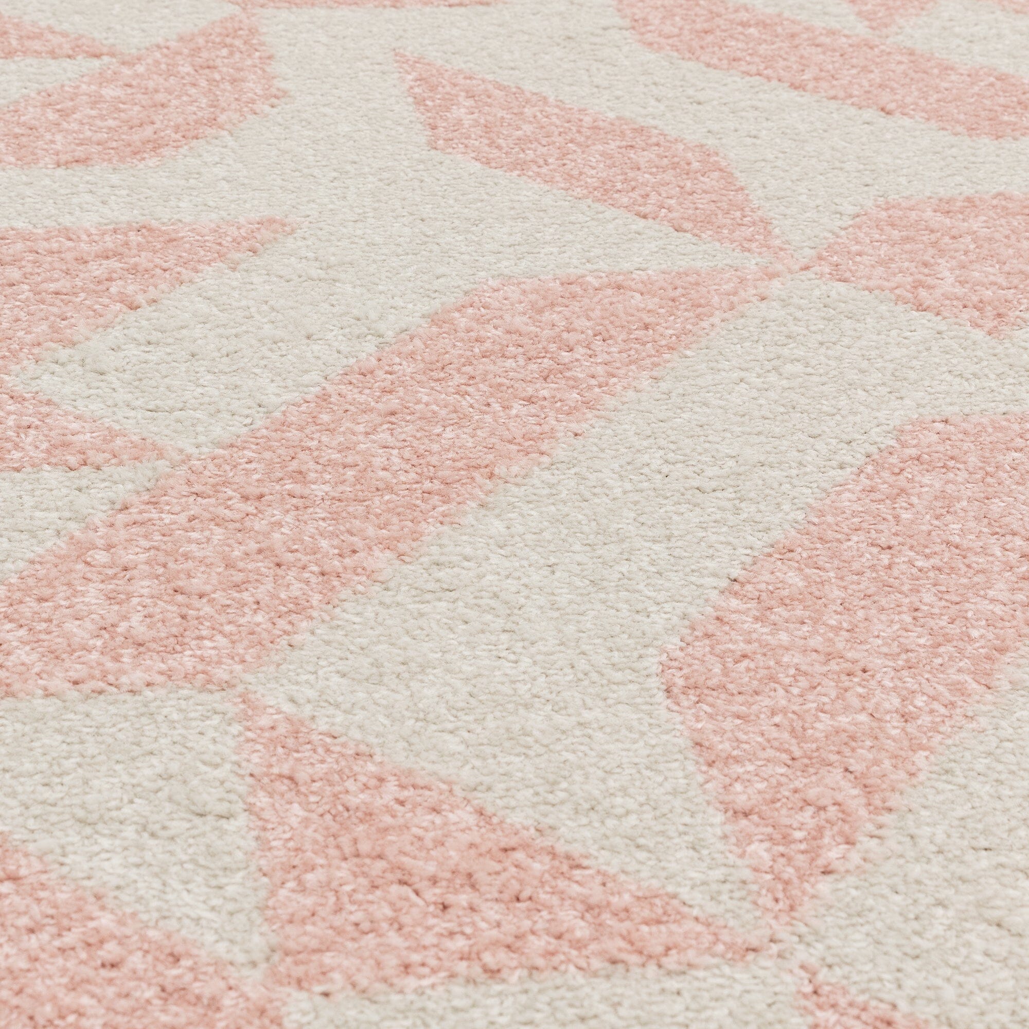 Alfombra Muse MU04 con formas rosas