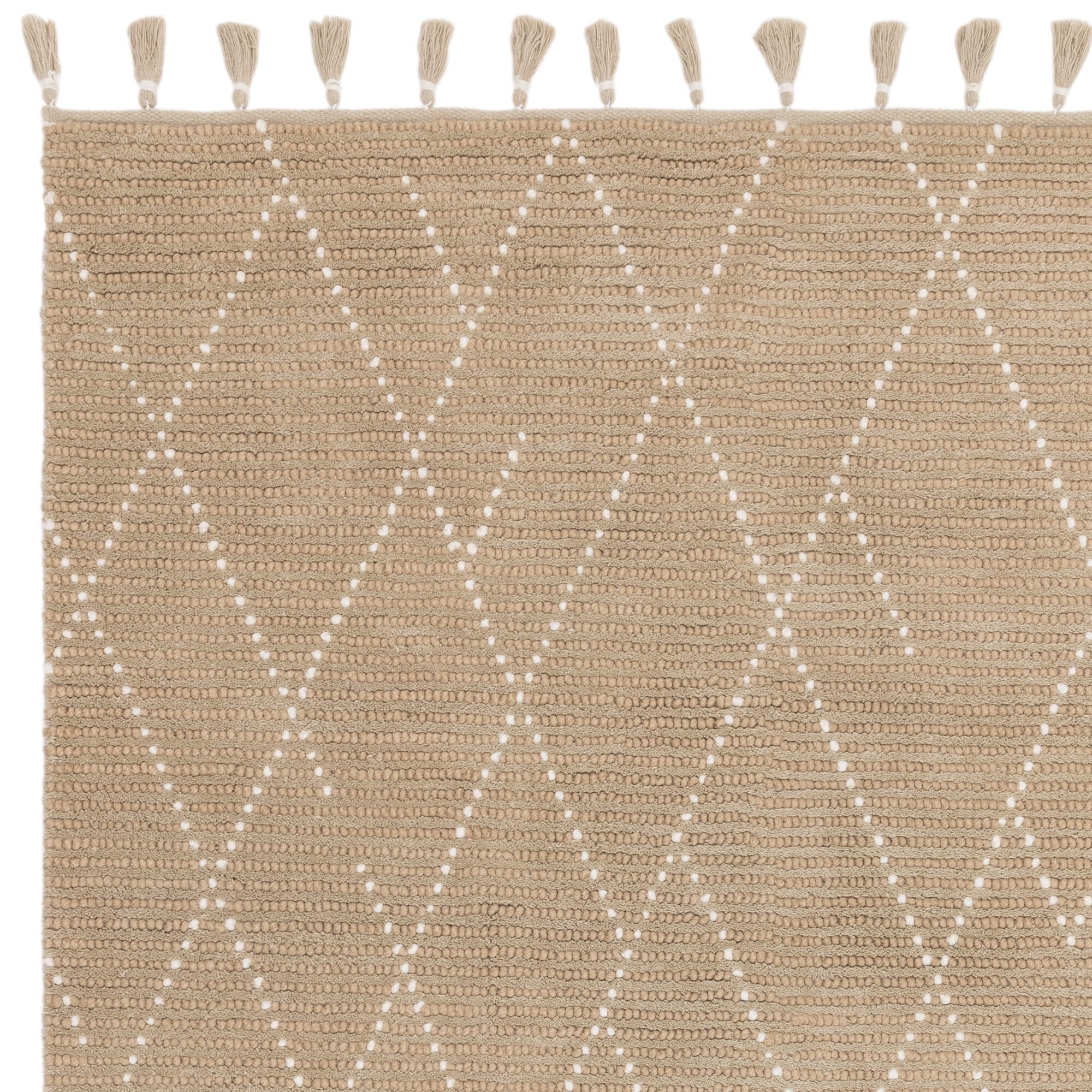 Nepal Sand Cream Linear Rug