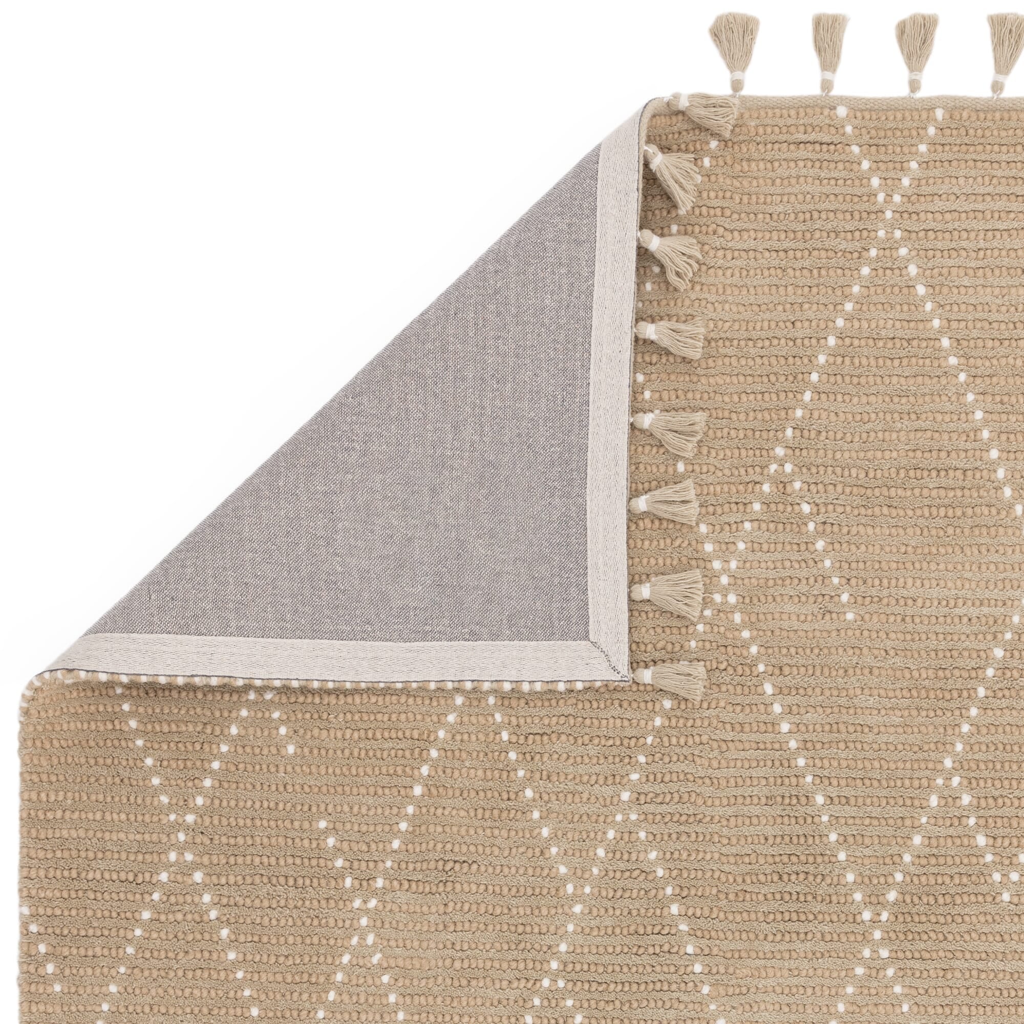 Nepal Sand Cream Linear Rug