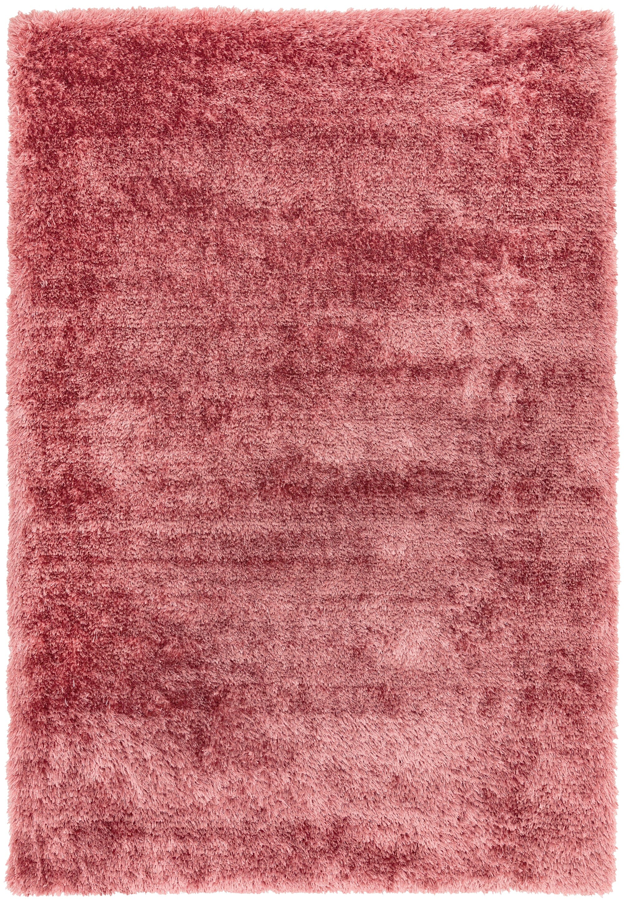 Nimbus Rose Glossy Shaggy Rug