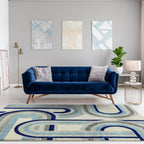 Nova NV30 Retro Blue Rug