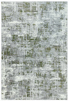 Orion Abstract Green Metallic Rug OR08
