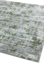 Orion Abstract Green Metallic Rug OR08
