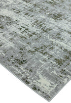 Orion Abstract Green Metallic Rug OR08