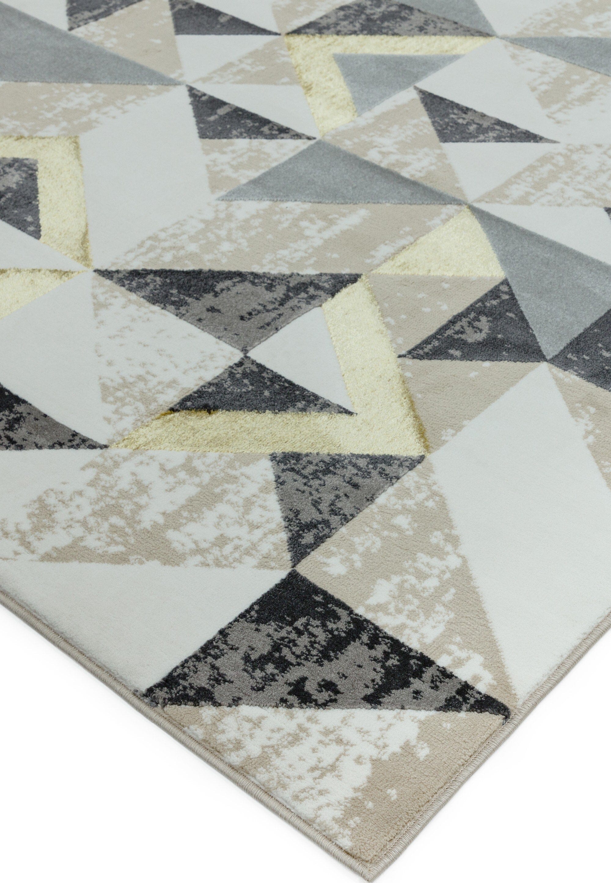 Orion Flag Grey Metallic Rug OR11 - Asiatic Carpets - London