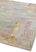 Orion Decor Pink Metallic Rug OR01