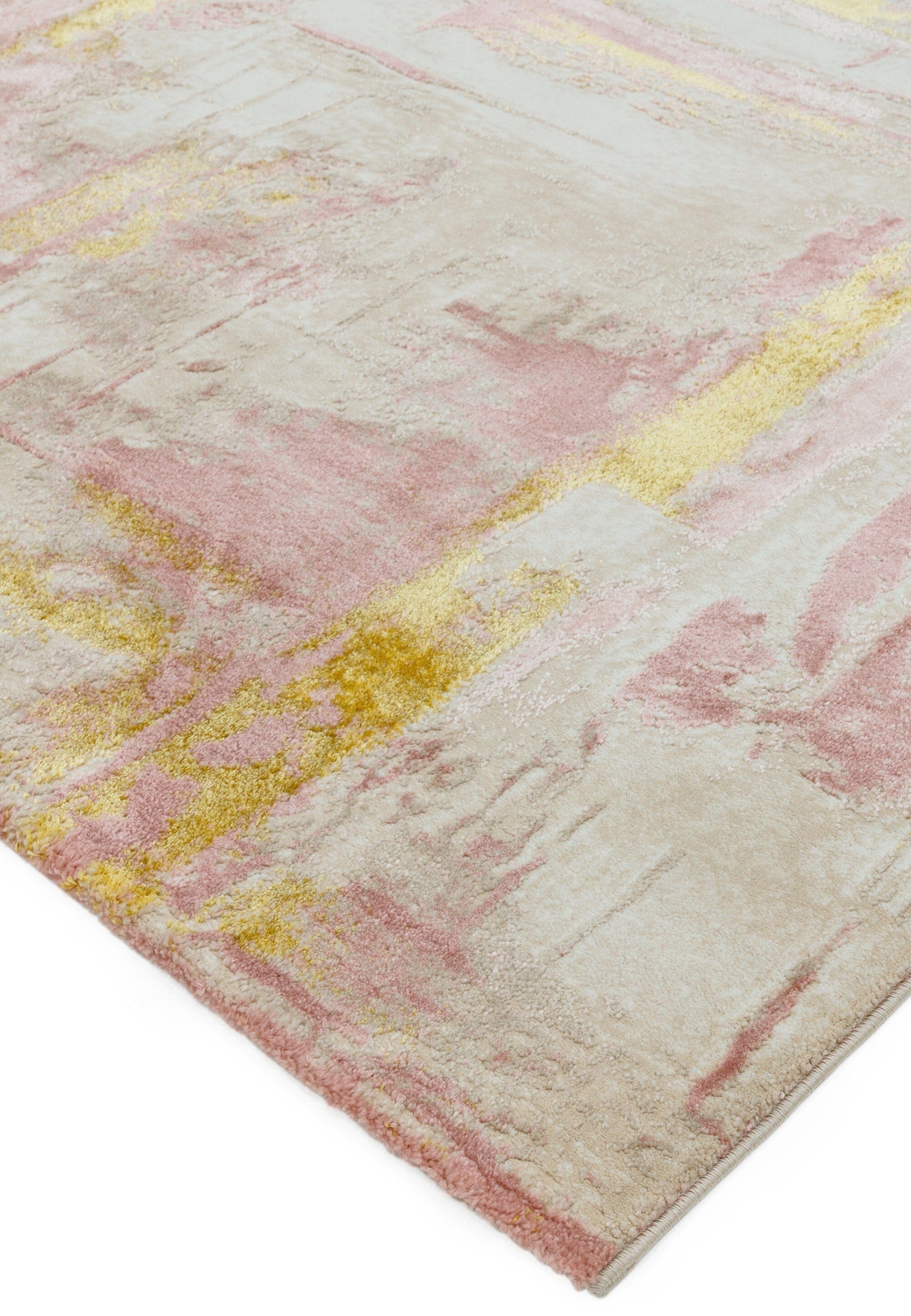 Orion Decor Pink Metallic Rug OR01