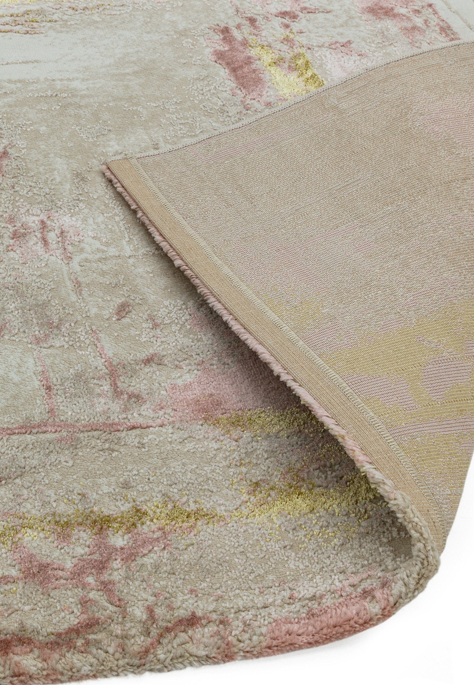 Orion Decor Pink Metallic Rug OR01