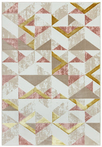 Orion Flag Pink Metallic Rug OR10