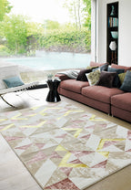 Orion Flag Pink Metallic Rug OR10