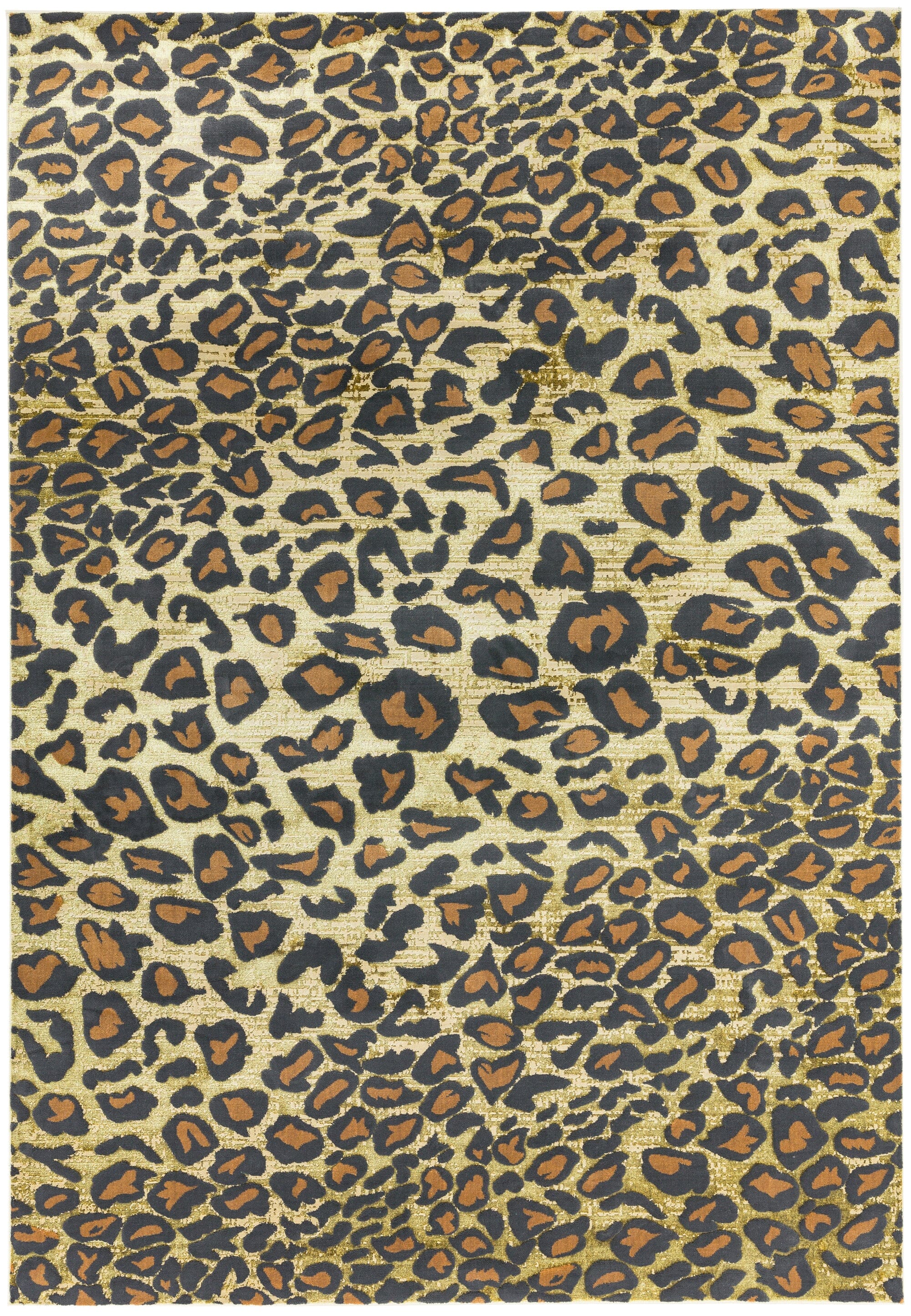Quantum Leopard Animal Print Rug QU01
