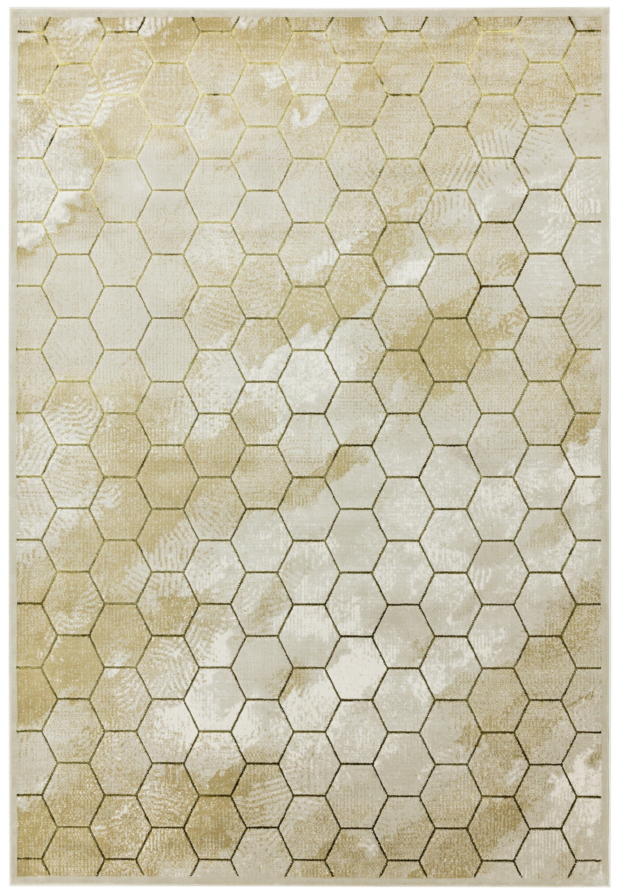 Quantum Honeycomb Animal Print Rug QU05