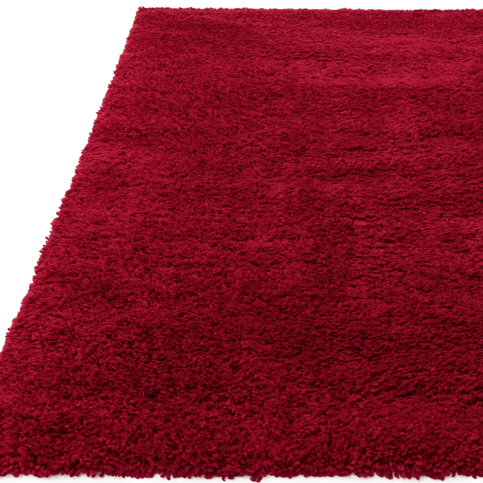 Ritchie Red Soft Touch Shaggy Rug