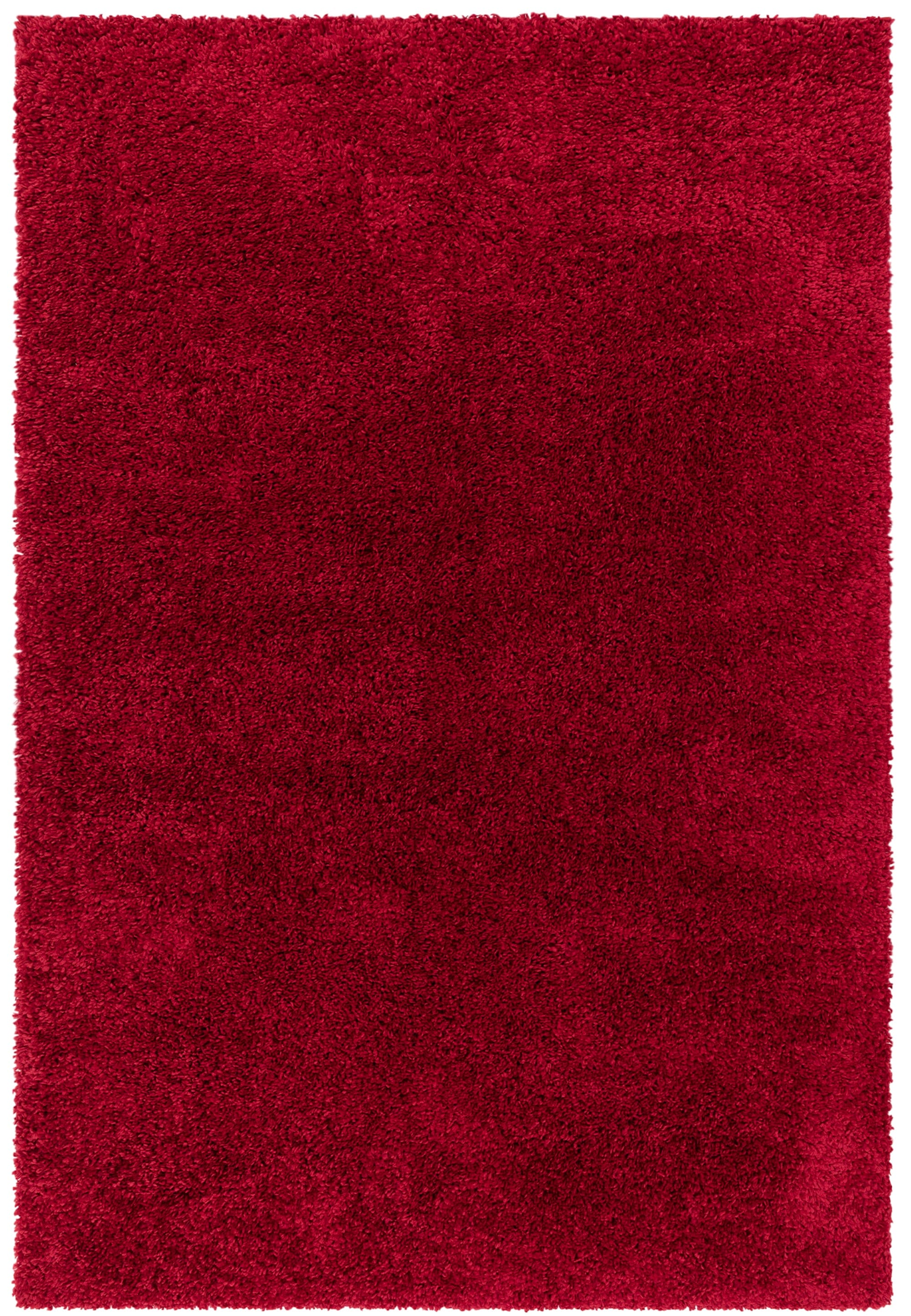 Ritchie Red Soft Touch Shaggy Rug