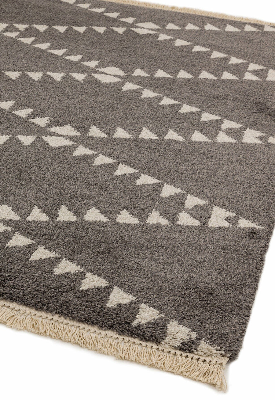 Rocco Charcoal Berber Style Rug RC04