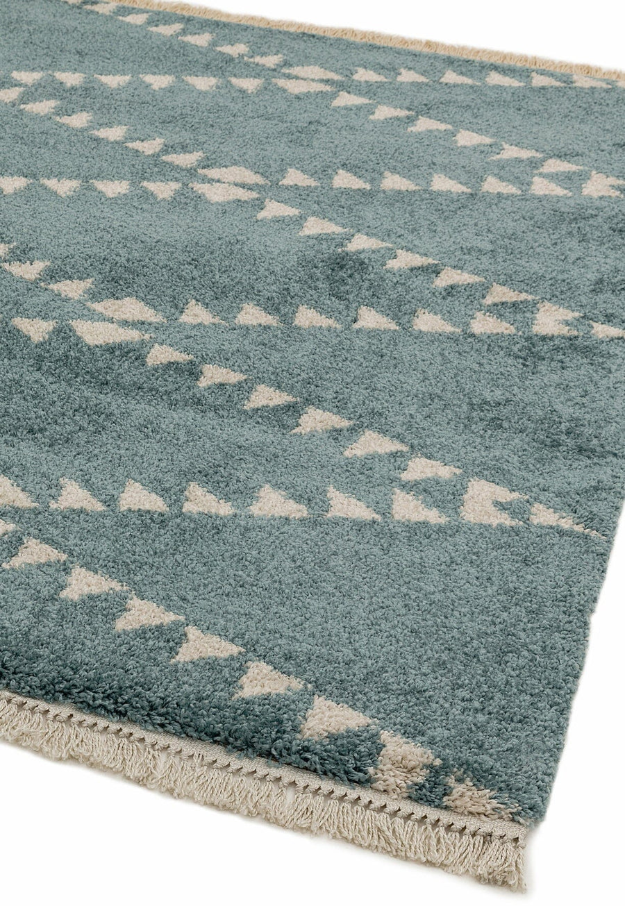 Rocco Blue Berber Style Rug RC06