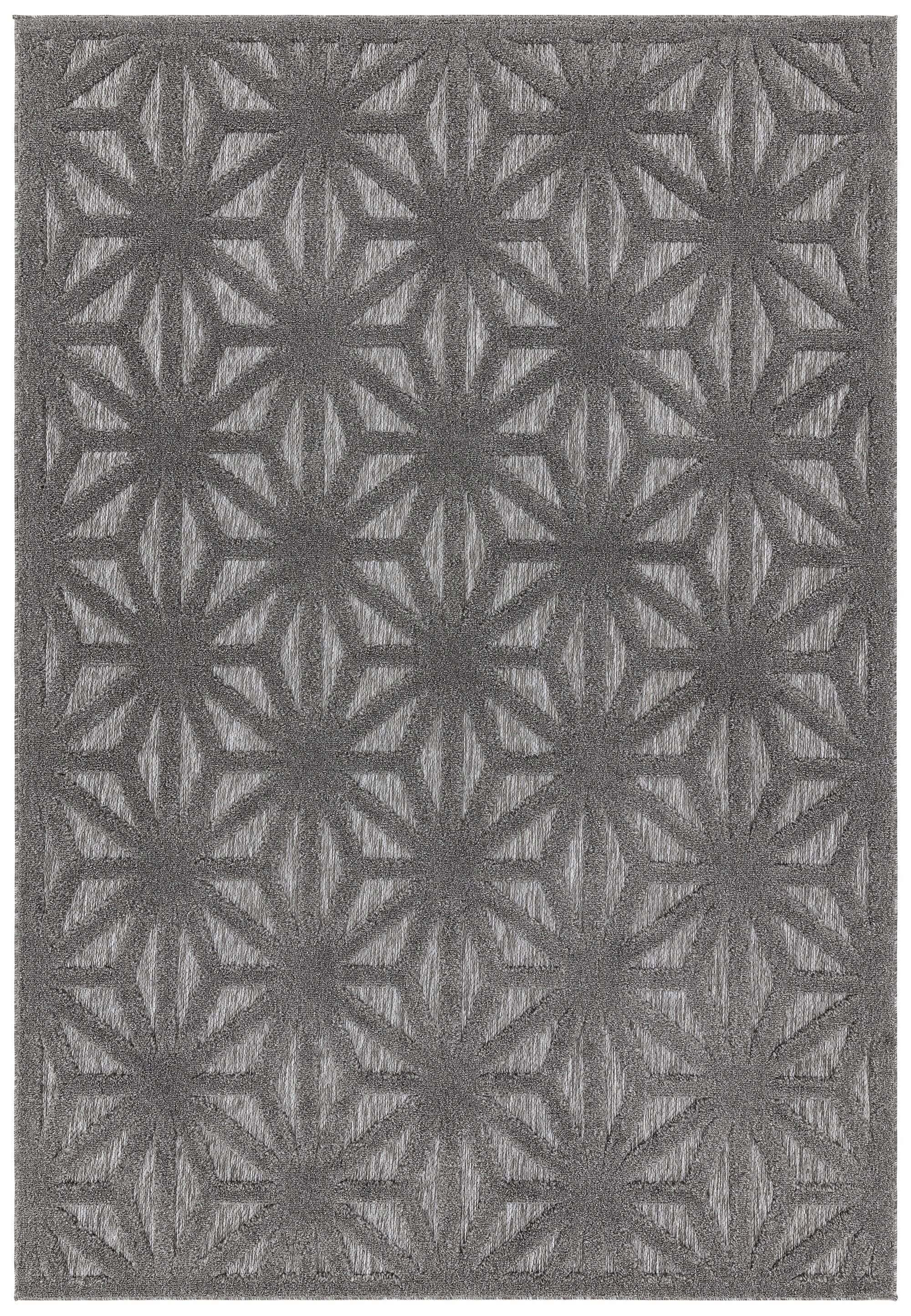 Salta Anthracite Star Indoor/Outdoor Rug SA01