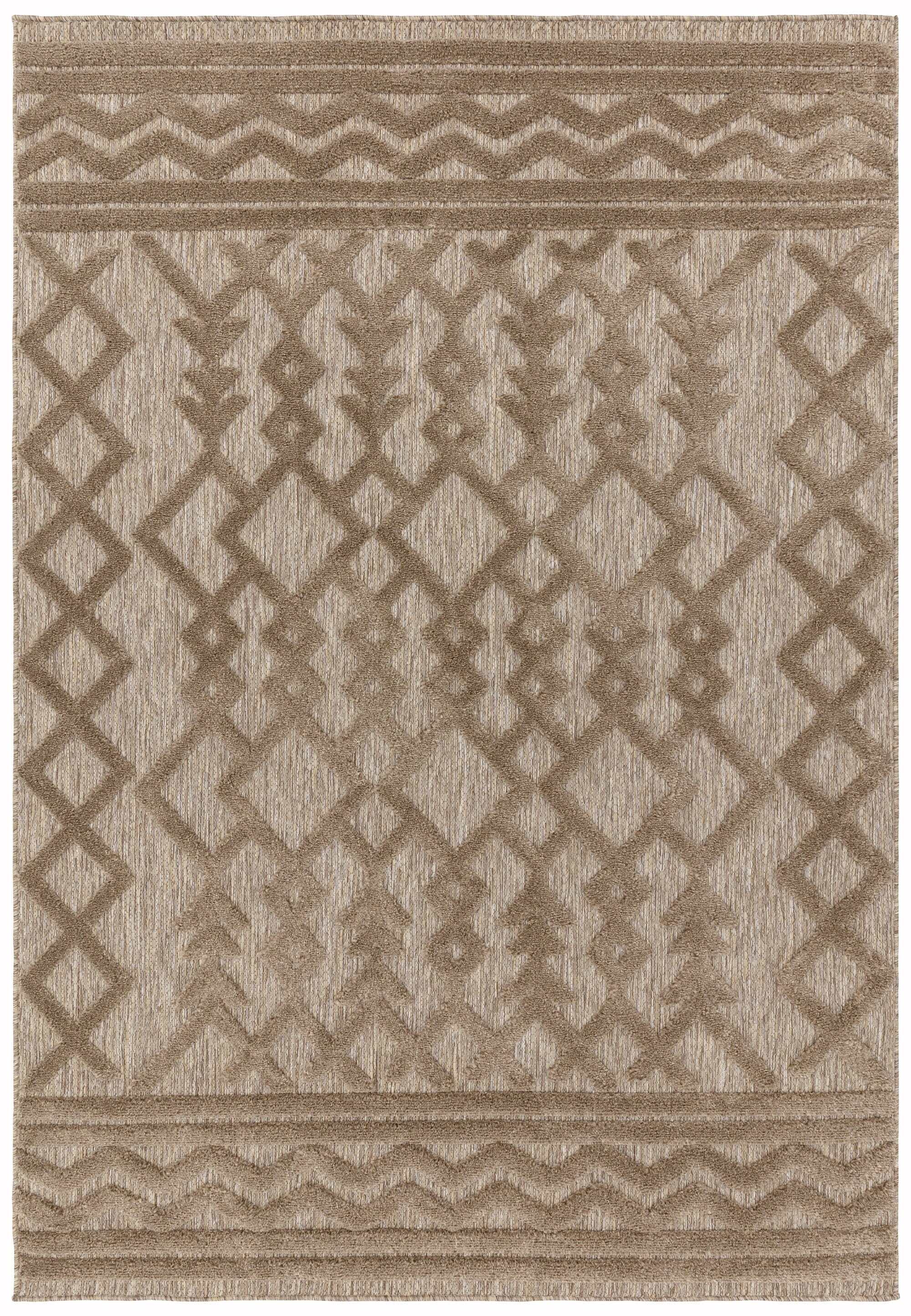 Salta Brown Links Indoor/Outdoor Rug SA04