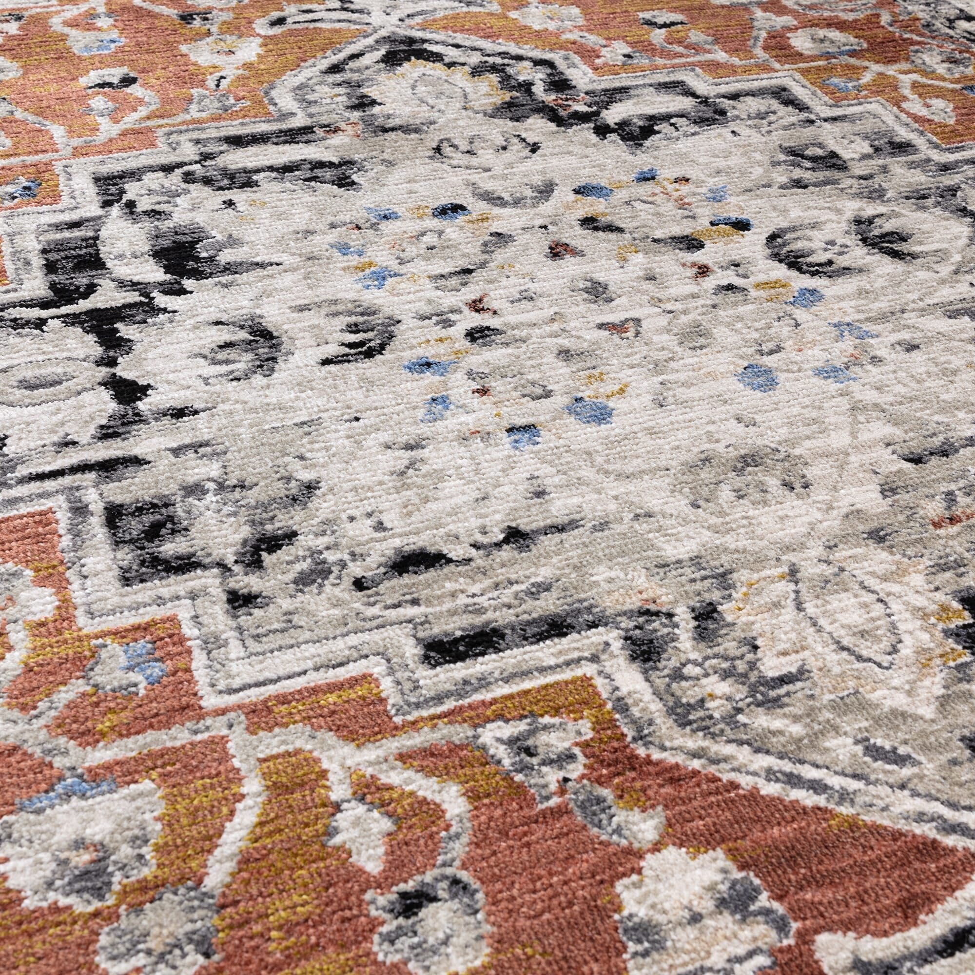Sovereign Terracotta Medallion Rug