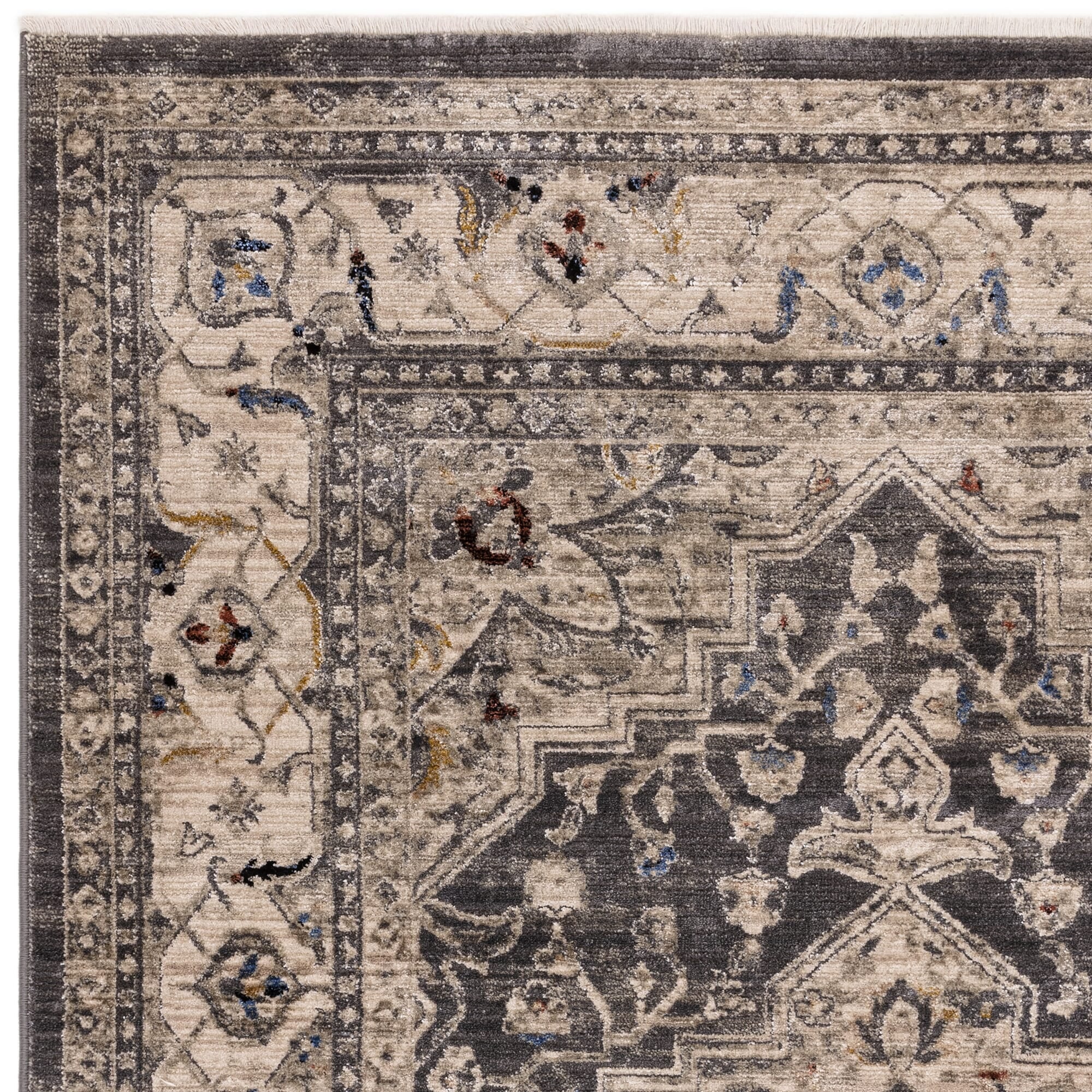 Sovereign Charcoal Medallion Rug