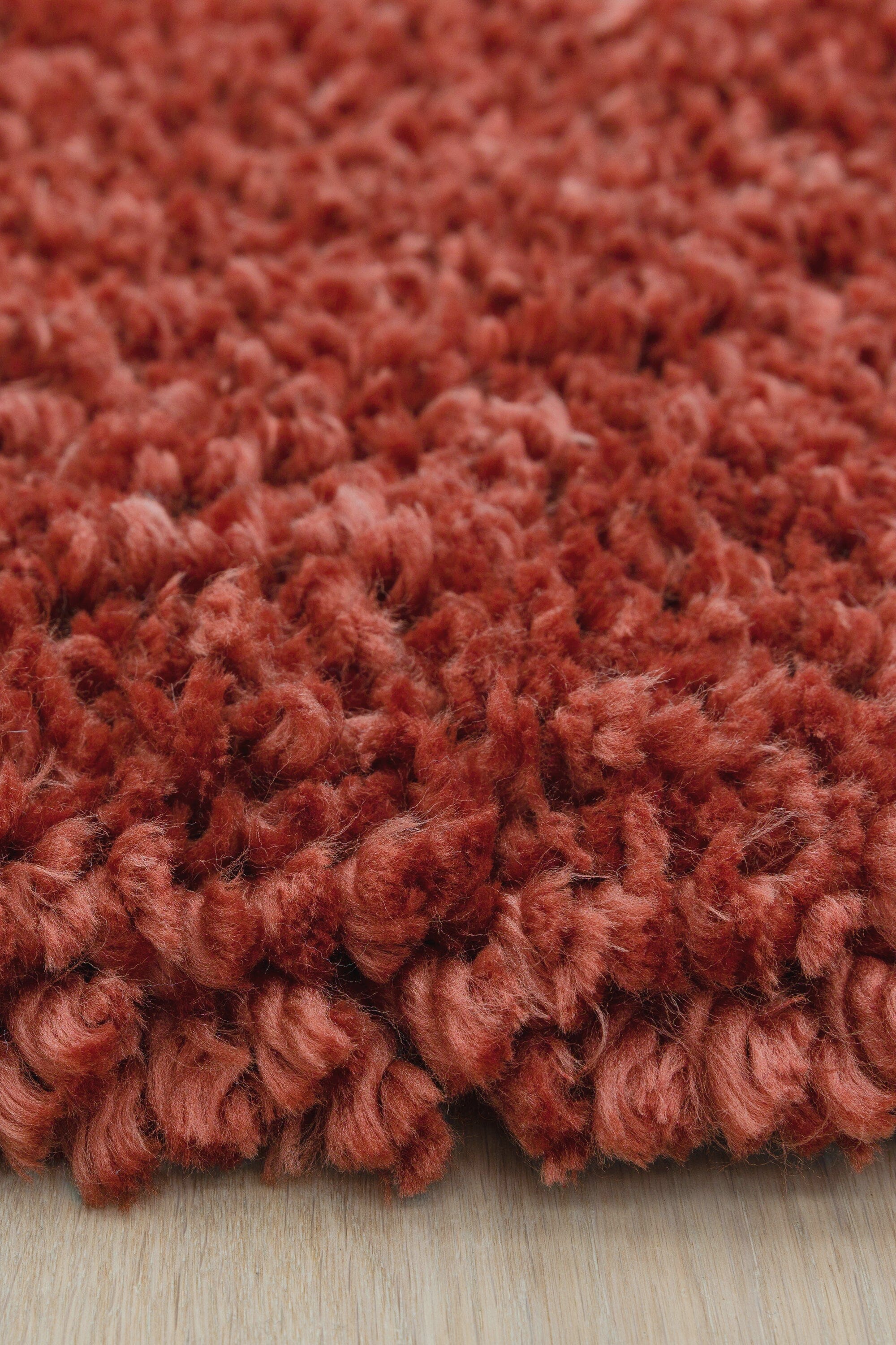 Spiral Coral Shaggy Rug