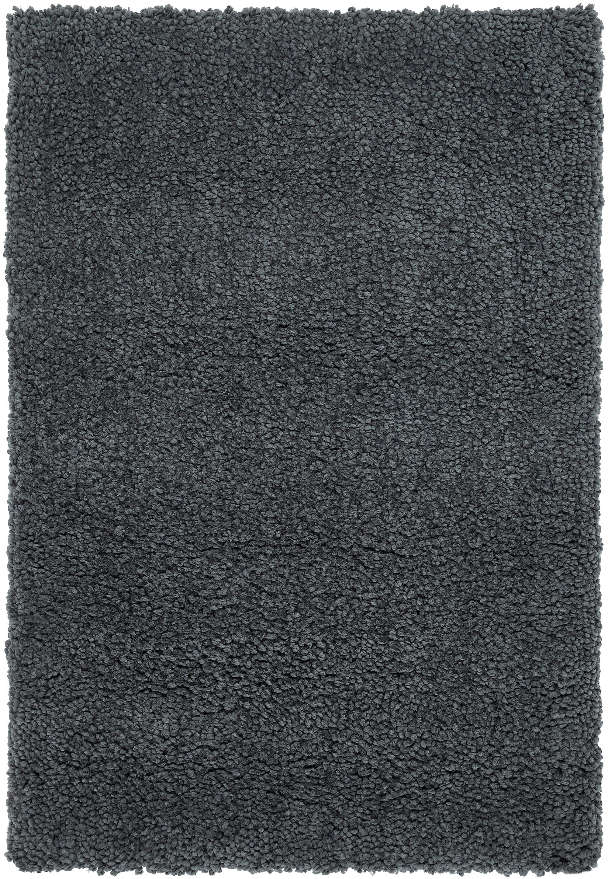 Spiral Charcoal Shaggy Rug
