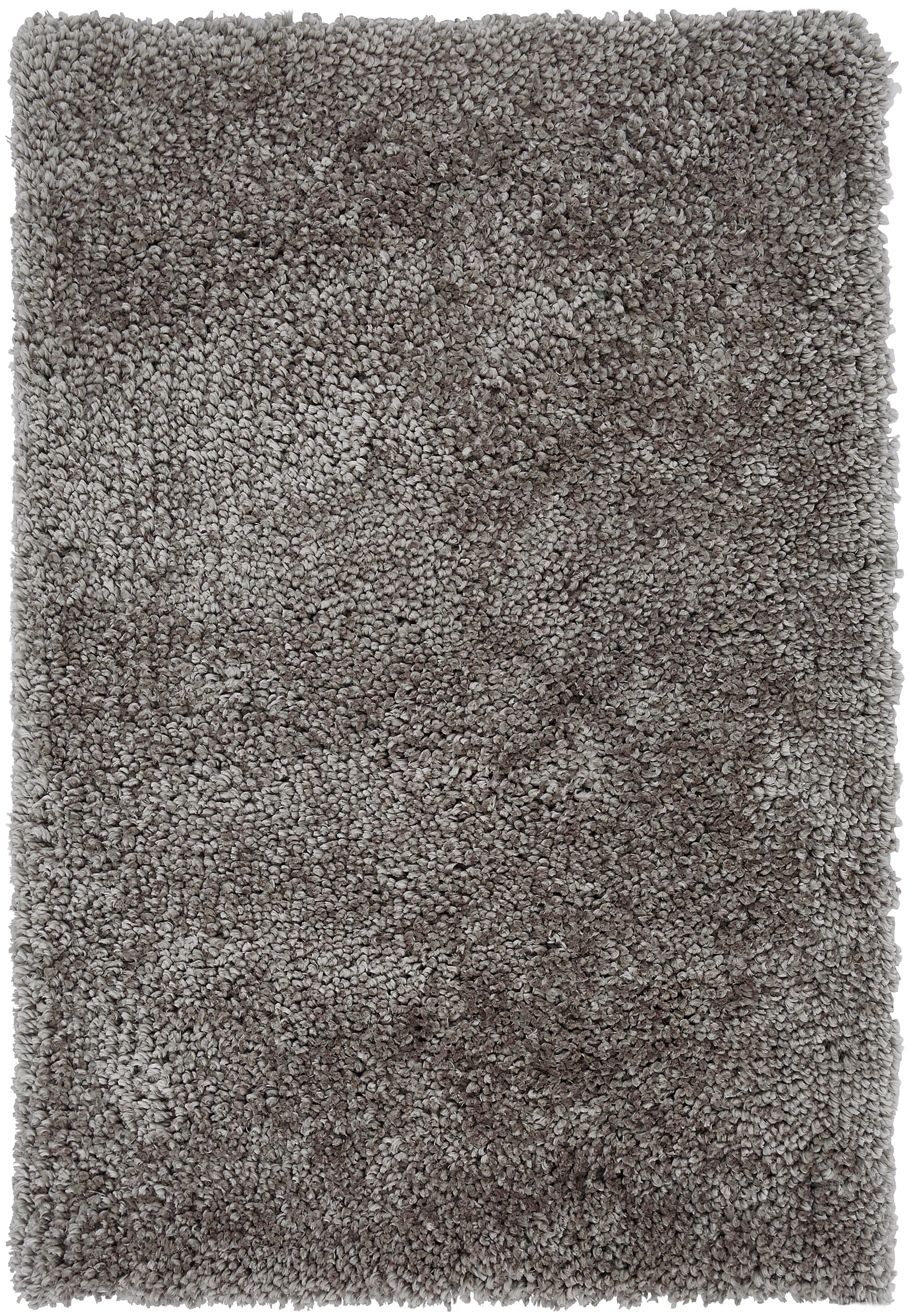 Spiral Grey Shaggy Rug