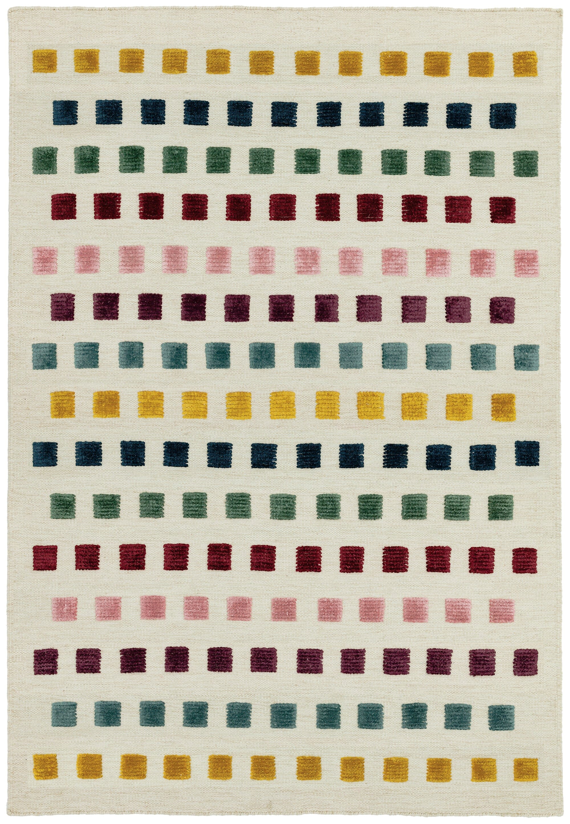 Theo Jewel Squares Rug