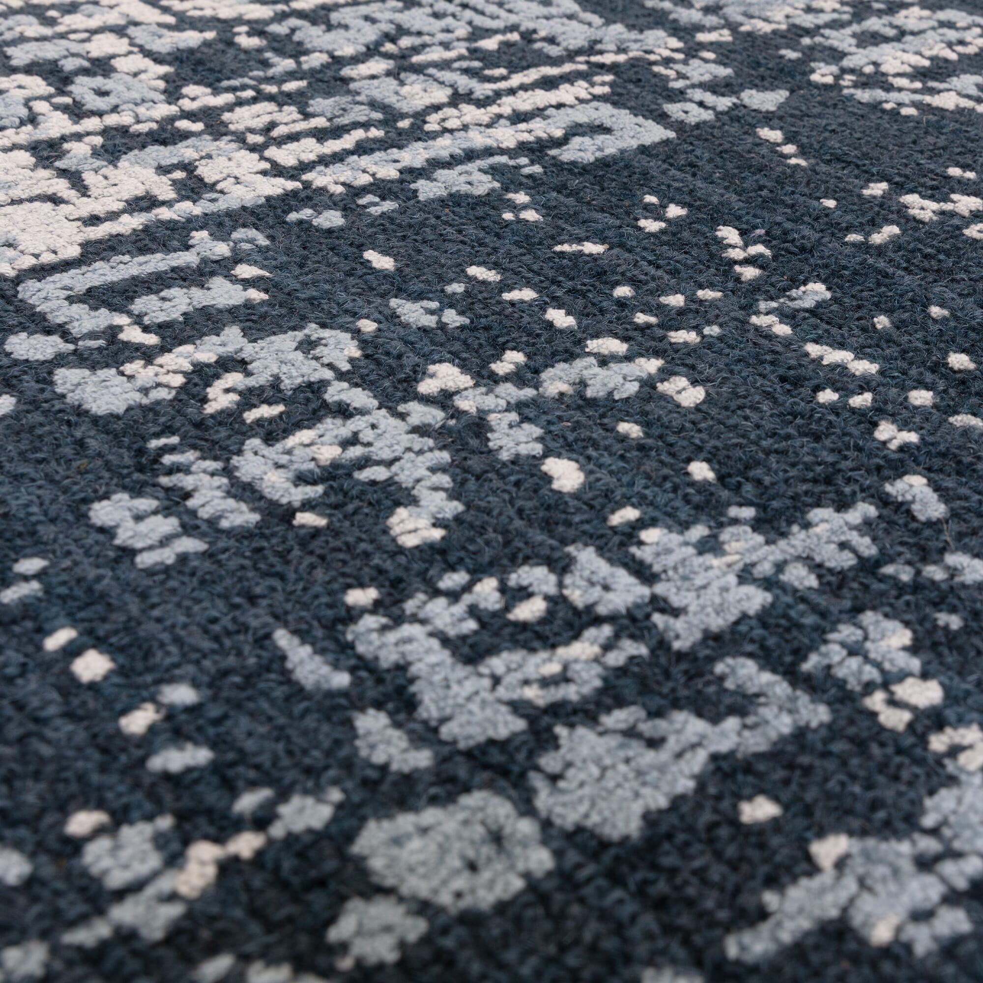 Torino Petrol Blue Rug