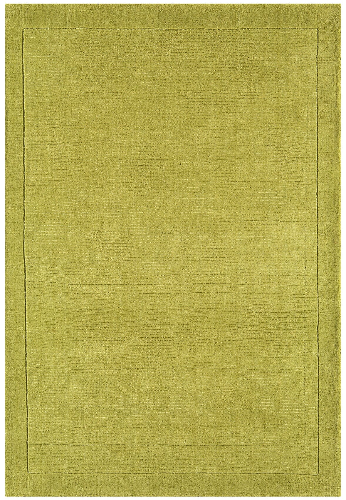 York Green Wool Rug