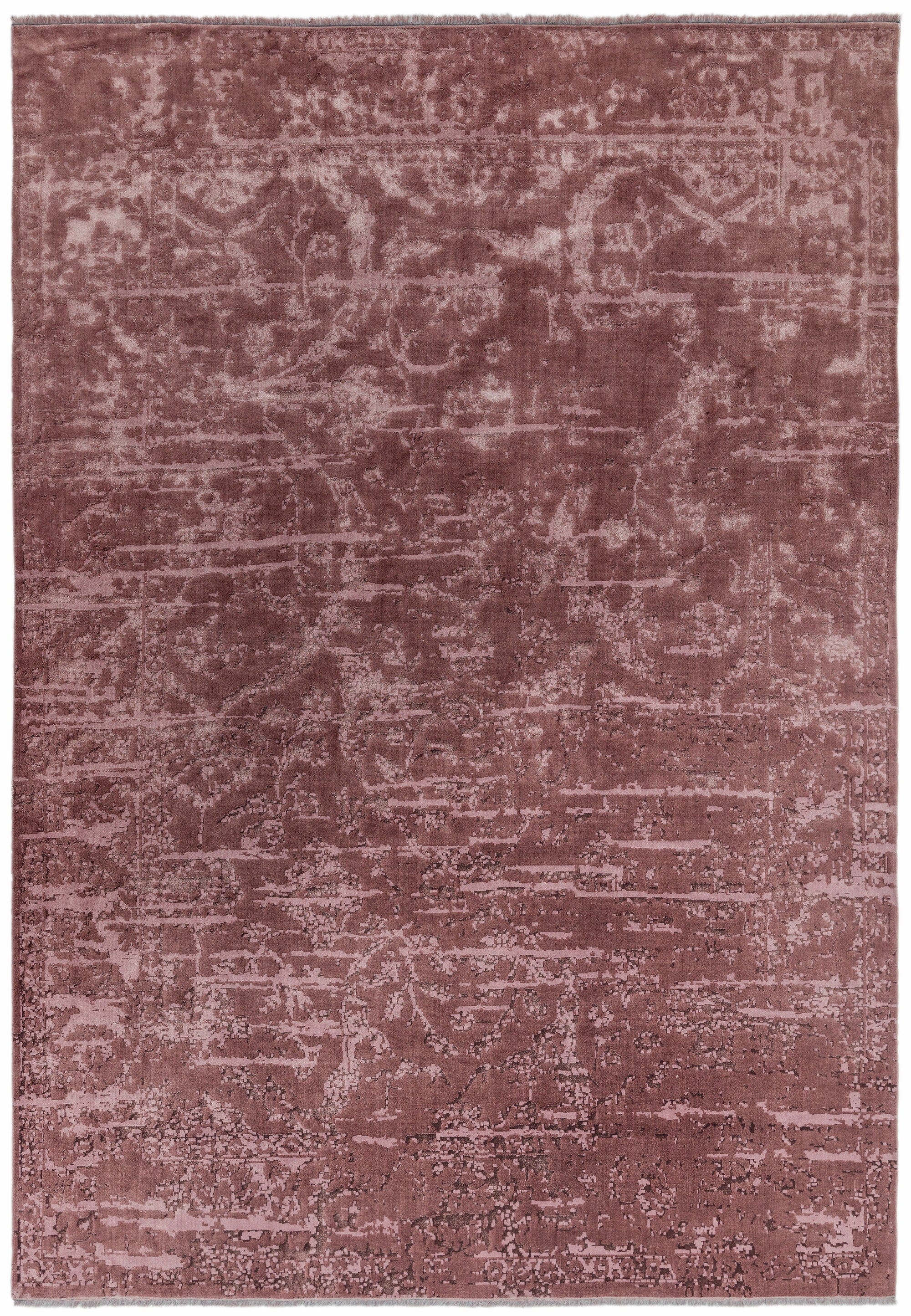 Zehraya Cranberry Abstract Rug ZE08